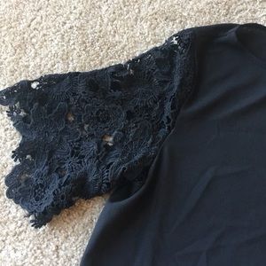 Lace sleeve SHEIN top